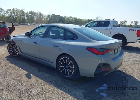 2024 BMW I4 M50 z USA, uszkodzony, nr VIN WBY33AW03RFR97909